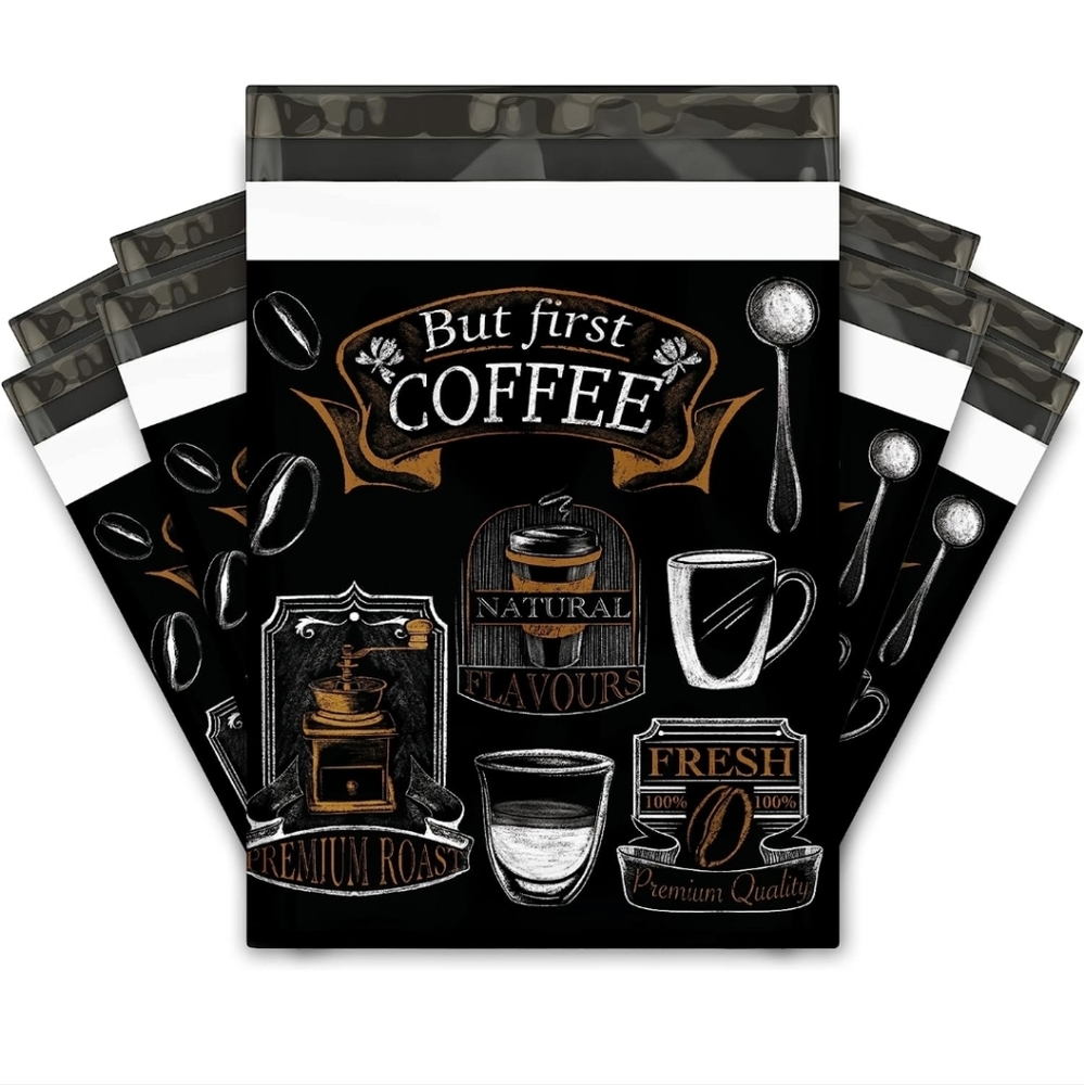 15 Brand New Coffee Polymailers size 10x13 - Picture 4 of 4